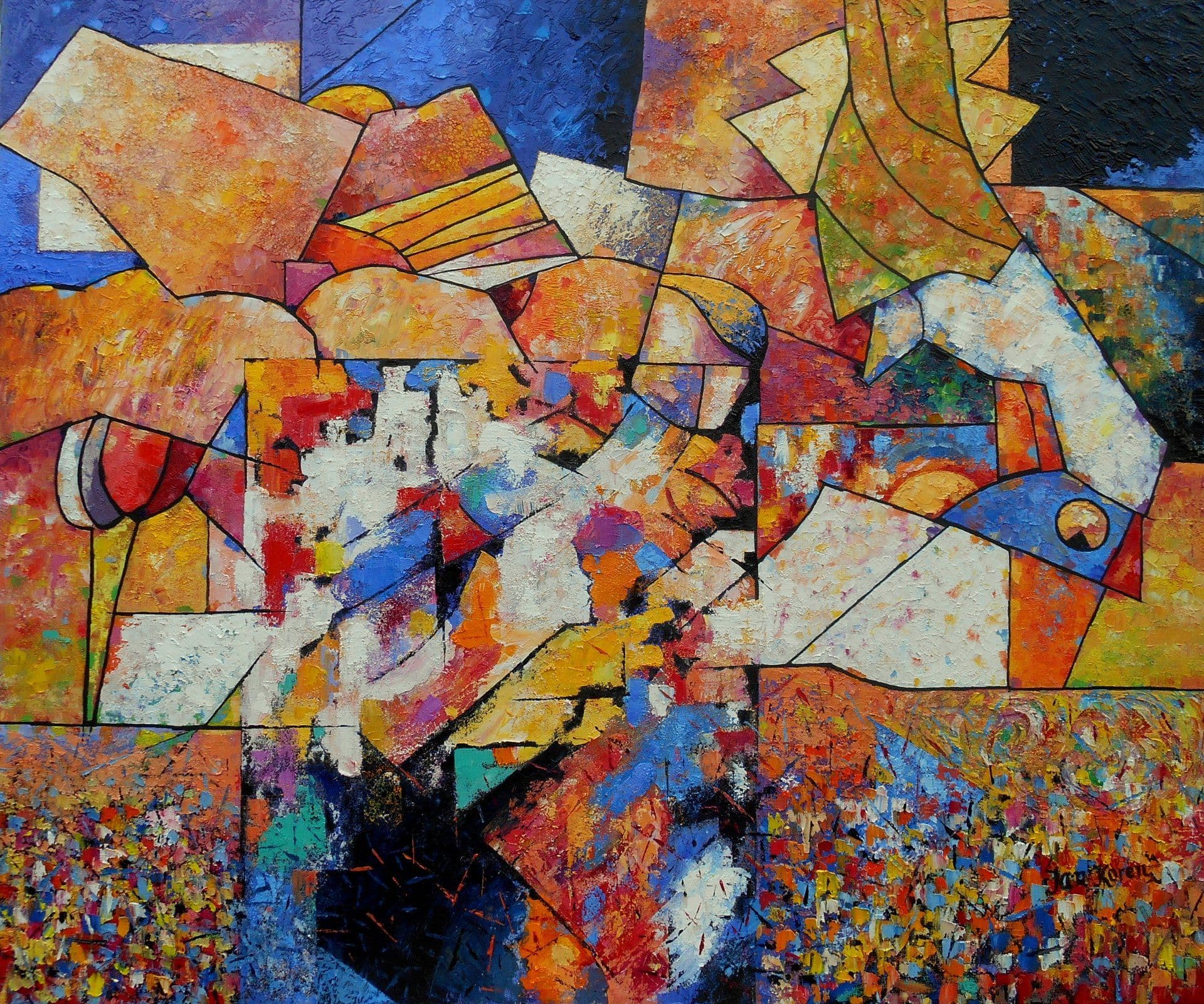 Color run background